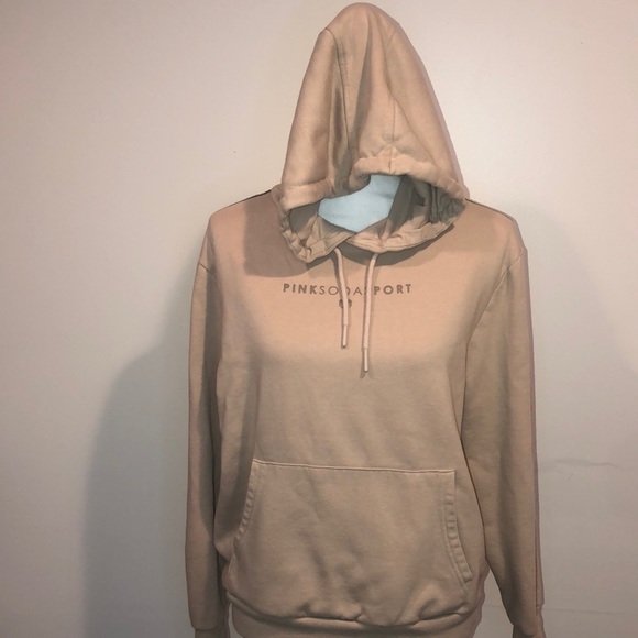 PINK SODA SPORT SZ. (UK 10 EU38)Tan hoodie, sweatshirt Sz. S - Picture 2 of 12